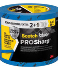 PROSharp Painter's Tape 1.5 in x 60 yd, 3-Pack - Edge-Lock+ for Sharp Paint Lines, Medium Adhesive, Blue 3M tape roll