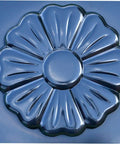 Flower Stepping Stone Mold For Garden Path, Concrete Tile Mold, Floral Style 12.6 Inch Diameter, 1.38 Inch Thick, ABS Plastic DIY Stone Mold For Patio Path