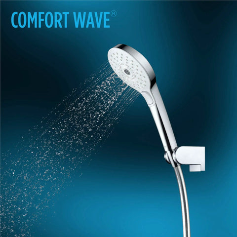 G Series Handheld Shower Head With Comfort Wave Technology 1.75 GPM 4-Inch Round Spray Polished Nickel Finish