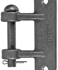 Forged Hinge Butt With Pin And Cotter, 1-1/2 Inch Opening, 4 Inch Hole Centers, Heavy Duty Truck and Trailer Hardware