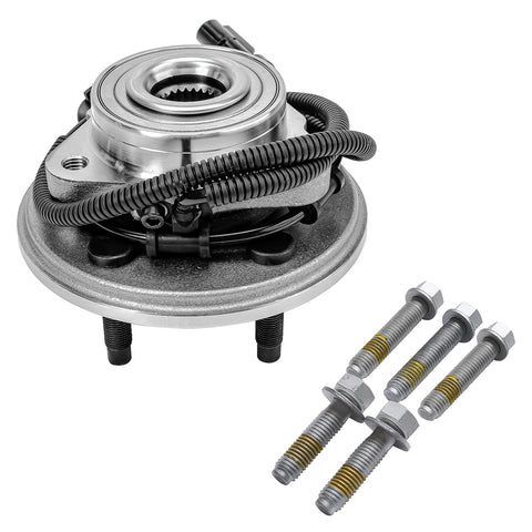 Front Wheel Bearing Hub Assembly for Ford Explorer 2002 2005 Lincoln Aviator 2003 2005 Mercury Mountaineer 2002 2005 5 Lug With ABS Sensor Wire 2 Pack Front Hubs Replacement