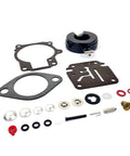 Carburetor Rebuild Kit With Float For Johnson Evinrude OMC Outboard Motors 9.9 15 18 20 25 28 30 40 45 50 55 60 HP Replacement Sierra 18 7222 396701