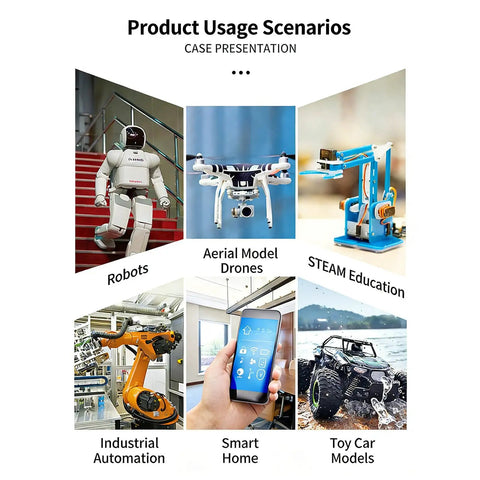 Product Usage Scenarios for Hardcore Heavy Duty Servo Motor For Rc Cars And Robot Builds Featuring Knockout Torque And Smooth 180 Degree Swing.