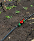 1/2 Inch Universal Drip Irrigation Shut Off Valve Set For Tubing Coupling Locking Fittings in garden setup