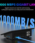 1000 MBPS GIGABIT LAN ports on rugged tablet showing connectivity for efficient daily tasks and entertainment.