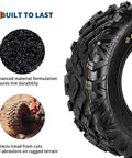 Beefed-Up Heavy Duty 21x7-10 Tubeless ATV UTV Tire Set 6-Ply All Terrain Traction for durability, rugged terrain use
