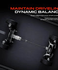 Upgrade Your Bmw 5 Series E60 F10 Ride With This Heavy Duty Driveshaft Center Support Carrier Bearing showing dynamic balance with a driveshaft.