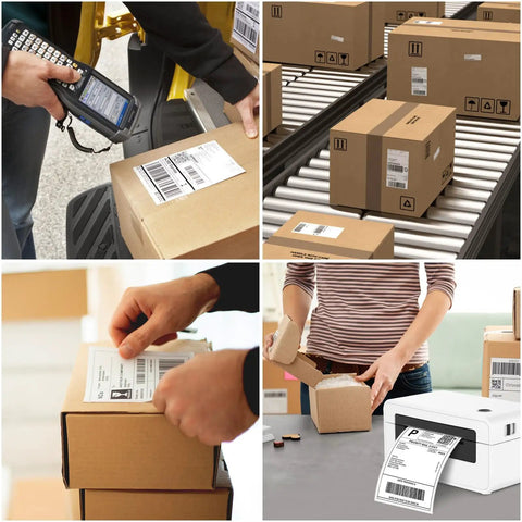 Heavy Duty 4X6 Thermal Shipping Labels 240 Count Boasting Bombproof Adhesive Sticking Like Glue Water Resistant Sheets Ideal For Hustle Driven Logistics Teams And Ecommerce Merchants Across The Nation