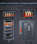 Grinding Wheel And Sandpaper Holder Storage Rack for Desktop Use 15/25 Groove Metal Organizer, holds wheels up to 150mm