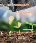 Heavy Duty Woven Landscape Fabric Weed Barrier Ground Cover Geotextile Cloth Durable Polypropylene over seedlings