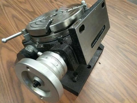 Precision Tilting Rotary Table With Six Jaw Self Centering Chuck For Dead Nuts Angular Control And Clean Sweeps On Cnc Or Manual Mill Rigs
