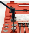 Heavy Duty 24 To 40mm Valve Seat Reamer Kit For Cars And Trucks Includes Hard Alloy Grader Handle Cutter Stem And Electric Bracket To Repair Engine Heads Like A Real Pro On Any Daily Ride Without Shelling Out Dough For Shop Help., red case with valve seat cutter stem and handles