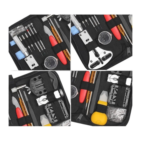 151 Piece Watch Repair Tools Kit with Spring Bar Pins Case Back Opener and Band Tools for Watchmakers and DIY Enthusiasts