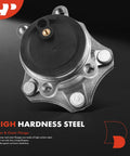 Rear Wheel Bearing And Hub Assembly For Mazda 3 2014 2015 2016 2017 2018 5 Lug Premium Aftermarket showing high hardness steel