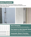 Storm Screen Door Hinge Pin Repair Kit K5131 Replacement Set with nylon pins, bushings, steel springs, installed on screen door