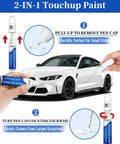 Mercedes Benz Iridium Silver Metallic Touch Up Paint 775 For OEM Car Paint Scratch Repair Pen with two-in-one tip.