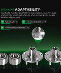Front Wheel Hub Bearing Assembly Set Of 2 For Mazda 3 2009-2013 And Mazda 5 2006-2010 2012-2015 LH Driver Or RH Passenger Side
