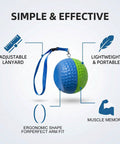 Golf Swing Training Ball With Lanyard For Instant Feedback And Consistent Swings, High Density PU Foam, Lightweight Design