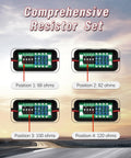 Comprehensive resistor set for VCM Muzzler Tuner 2 Upgrade Harness Disable Kit Replacement Muzzler Plug Module For Honda And Acura 3.5L V6 Engines Pilot Accord Ridgeline Odyssey 2007 And Up.