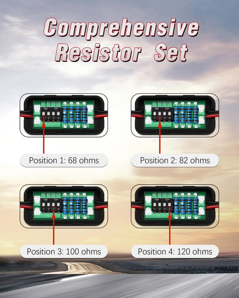Comprehensive resistor set for VCM Muzzler Tuner 2 Upgrade Harness Disable Kit Replacement Muzzler Plug Module For Honda And Acura 3.5L V6 Engines Pilot Accord Ridgeline Odyssey 2007 And Up.
