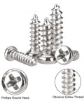 1000 Piece Mini Screw Kit Set With Self Tapping Micro Screws In M1 To M1.7 Sizes Phillips Pan Head Nickel Plated close-up