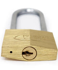 Heavy Duty Solid Brass Padlocks Three Quarter Inch Two Pack With Hardened Steel Shackle Keyed Alike Includes Brass Keys