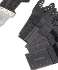 18 Piece Oscillating Multitool Blade Set With Universal Fit For Most Brands, Heavy Duty High Carbon Steel And Stainless Steel Blades