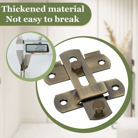 4 Inch Flip Gate Latch For Barn Doors And Wood Fences Tough As Nails Heavy Duty Stainless Steel With Bronze Finish MS9001 Q