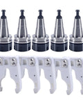 High Speed ISO30 ER32 45L Balance Collet Chuck with Clamp Fork Claws for CNC, Precision and Durable Tool Holders Set G2.5 30000RPM