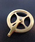 Replacement Grandfather Clock Pulley for Cable Movements One And Three Quarters Inch DIY Clock Assembly Kit on black surface