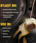 Penetrating Oil Spray For Rusted Nuts And Bolts 11 Oz Aerosol Cans 12 Pack Loosens Frozen Parts And Rusted Hardware Fast Deep Penetrating