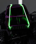 Green RC LED Strip Lights For TRX4M SCX24 1/24 1/18 Crawlers Upgrade Flexible Cuttable LED Tape For Curved Surfaces on RC vehicle