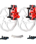 Beefed-Up Mechanical Disc Brake Kit With 2 X 160mm Rotors, Front And Rear Calipers, Tool-Free Pad Adjuster, Rotor Screws Included