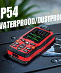 Built Tough Handheld GPS Surveying Tool With GPS GLONASS For Pro Grade, Real World Field Use, Perfect For Ranches, Gardens, Farmland And Parking Lots, Lightning Fast Positioning, Area Accuracy To 0.003 Acres, No Waypoint Saving, red IP54 waterproof unit