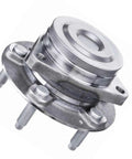 Close-up of 2 Rear Wheel Bearing Hubs Assembly Kit for Chevy Malibu Buick LaCrosse Envision Regal Sportback Replacement FWD Hub Bearings