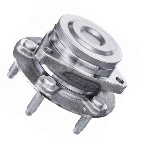 Close-up of 2 Rear Wheel Bearing Hubs Assembly Kit for Chevy Malibu Buick LaCrosse Envision Regal Sportback Replacement FWD Hub Bearings
