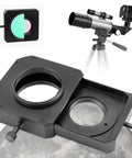 Double Magnetic Telescope Filter Drawer For Astrophotography With M42x0.75 T T2 Thread on telescope and moon detail