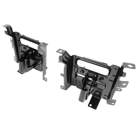 Pair of ECOTRIC front bumper brackets, left and right, black steel for Ram 1500/Classic
