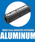 Dead Nuts Accurate Planer And Jointer Knife Sharpener System, anodized aluminum body showcasing a sharpener tool design.