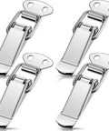 4 Pack Spring Loaded Toggle Latches Stainless Steel Locks For Tool Boxes Cabinets Wooden Chests Jewelry Boxes And Cases Built Tough Catch Clips