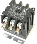 Heavy Duty 3 Pole 60 Amp Definite Purpose Contactor With 120V Coil, Compact Metal Back, Weld Resistant Contacts