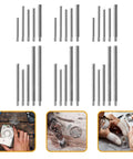 Watch Band Pins Replacement Kit For Metal Watch Straps With Spring Bars, multiple sizes shown with installation tools.