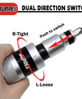 Manual Impact Driver Set One Half Inch Reversible Hand Impact Tool with dual direction switch close-up.