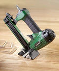 Pneumatic 20 Gauge L Cleat Flooring Nailer With Trigger Pull And Adjustable Flex Foot Delivers One Inch To One And A Quarter Inch L Cleats