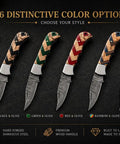 Handmade Damascus Pocket Folding Knife With Olive Wood Handle For EDC And Camping Tough As Nails 150 Layer Blade Colors