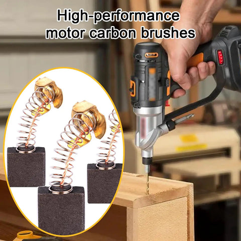 Universal 48Pcs Carbon Motor Brush Set In 10 Sizes Pro Grade Replacement Graphite Brushes for Carbon Brush Motors in use with power drill