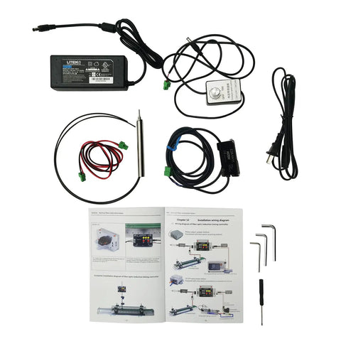 Components of Compact Conveyor Belt System With Optical Fiber Smart Induction Control And Automatic Belt With Dual Guardrails