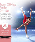 Pro Grade Turn Board For Dancers And Skaters To Improve Turning Balance And Spins Technique shown with skater in action