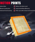Air Filter For Ram 2500 3500 4500 5500 6.7L Diesel And 2019-2025 6.4L Gas Engine Replacement with benefits listed