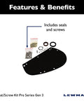 3rd Generation Pro Series Seal And Screw Kit For Chain Counters With 3-Wire Shielded Cables EN 60945 EMC Compliant shown
